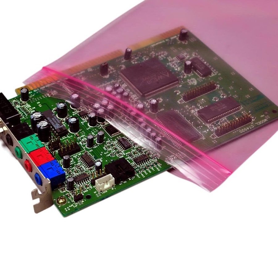Antistatic open-top bags